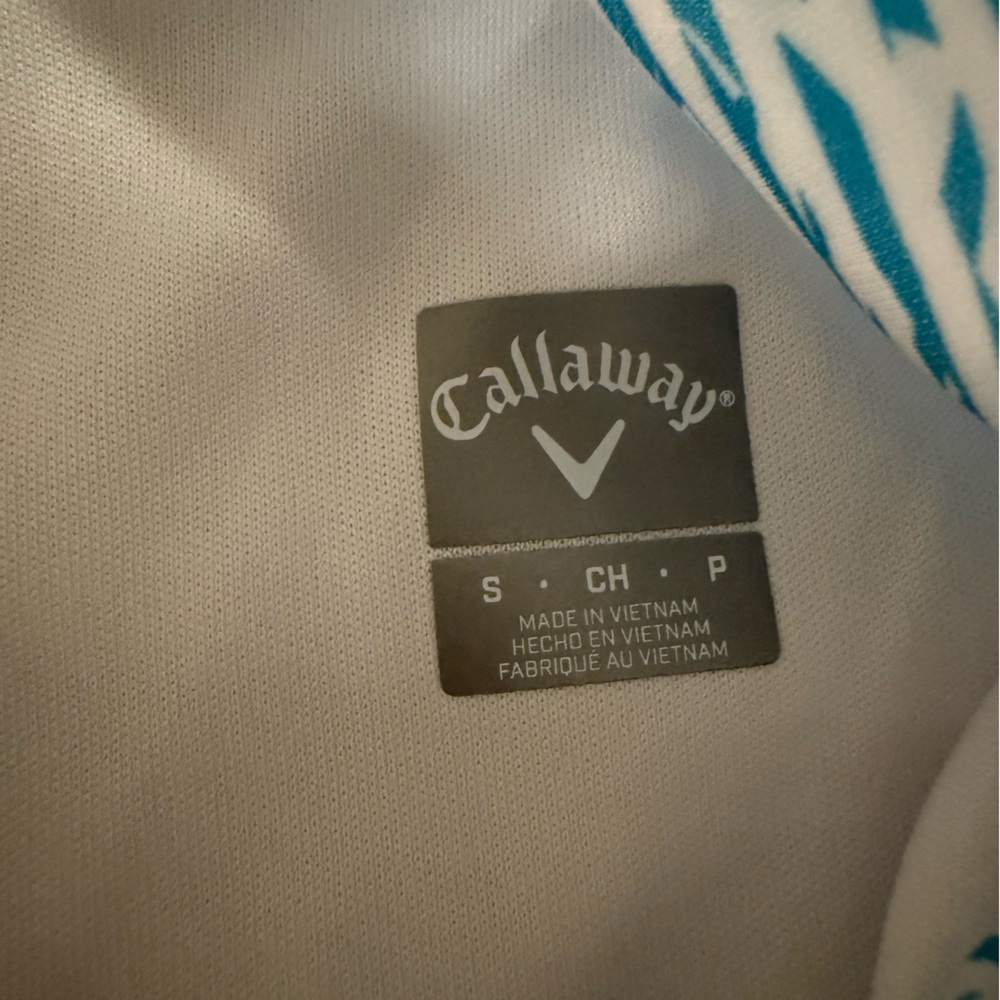 Callaway NWOT Women’s Golf Skort Blue & White Palm Tree Tennis Skort Size Small - Picture 8 of 9